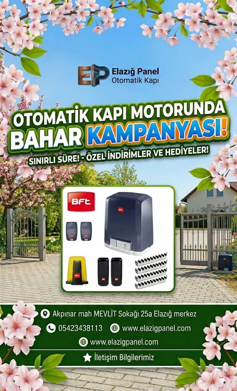 Bahar kampanyası kapı motoru